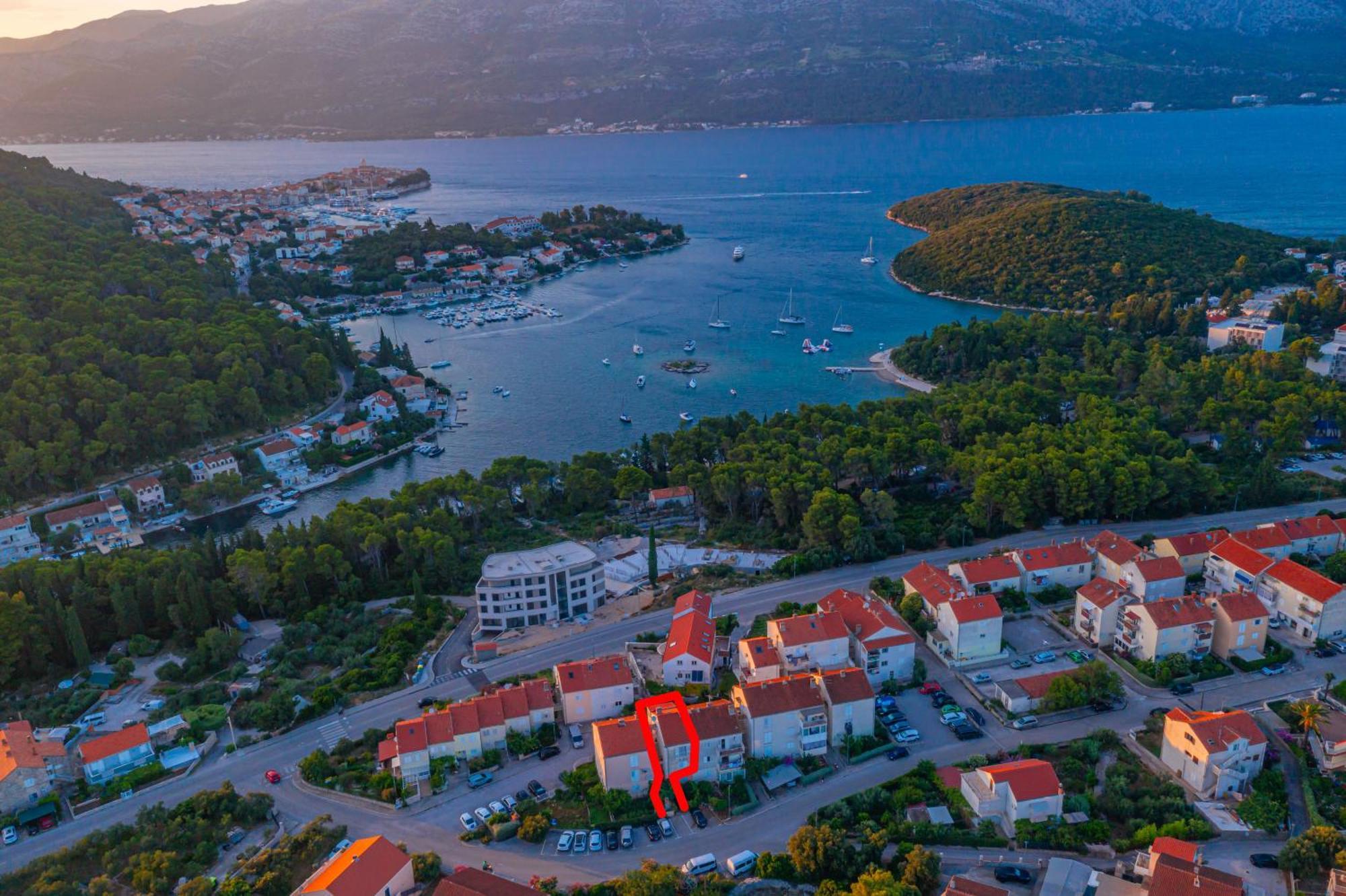 Loft Panorama Lejlighed Korčula Eksteriør billede