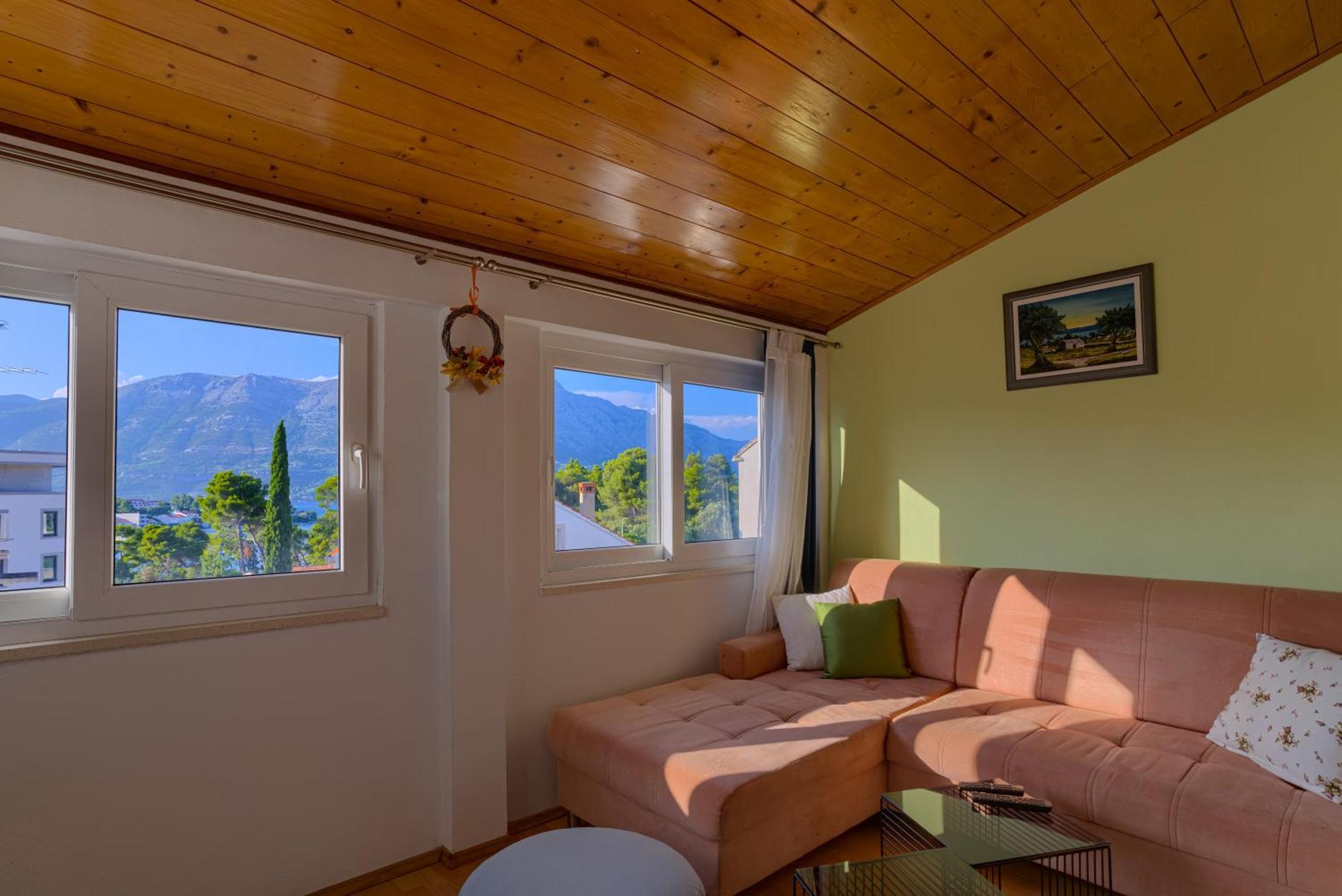 Loft Panorama Lejlighed Korčula Eksteriør billede